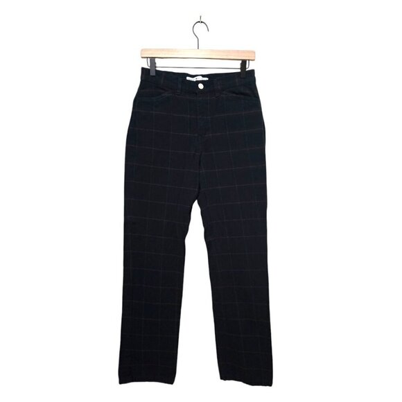 Tommy Hilfiger Vintage Windowpane High Rise Straight Leg Pants Sz 6 - Picture 1 of 8